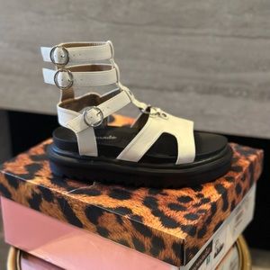 BRAND NEW + never worn strappy sandals